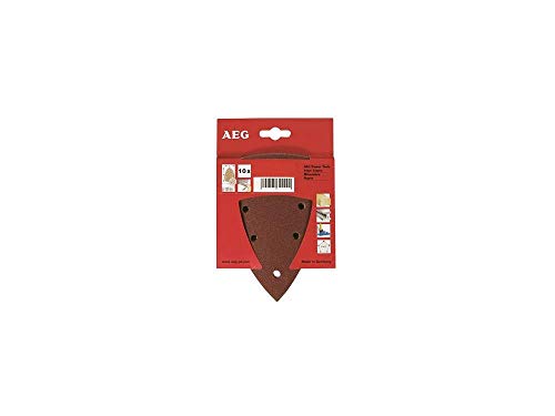AEG Schleifblätter K60 für Deltaschleifer FDS140 110 x 88 mm, 2-Loch, Lieferumfang 10 Stück 10 Stk AEG Schleifblätter K60 für Deltaschleifer FDS140 110 x 88 mm, 2-Loch, Lieferumfang 10 Stück 10 Stk von AEG