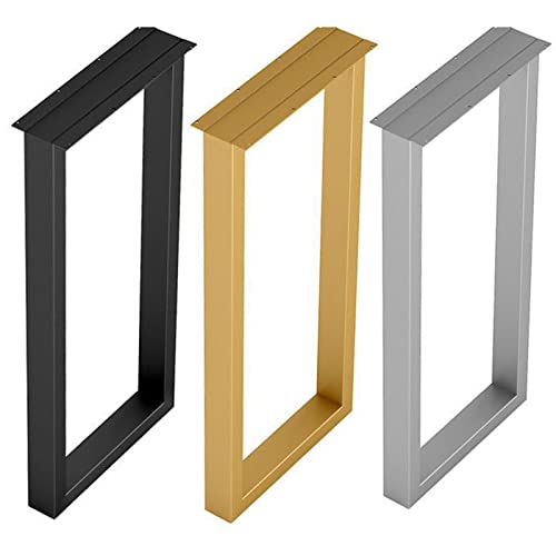 AEGCAOJH 1er-Pack Metallbeine für Tisch, 50 x 70/50 x 100 cm, robuste Tischbeine aus Eisen, DIY-Möbelbeine mit Schrauben, verstellbare Schreibtischbeine für Couchtische, Schränke, Moderne S von AEGCAOJH