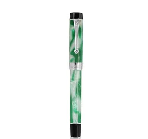 AEHON Füllfederhalter aus Kunstharz, feine Feder, 18 kg, goldener Clip, Büro, Geschenk, Schreibwaren, Schulbedarf (Kohl) von AEHON