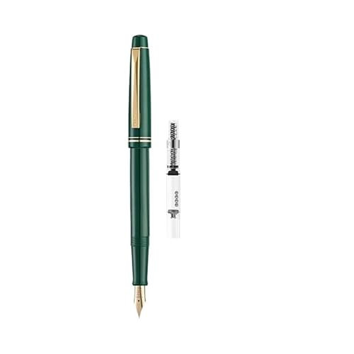 AEHON Retro-Füllfederhalter, Kalligraphie-Praxis, Schreibwaren mit nachfüllbarer Tinte, Studentenbüro, Signaturstift (Grün, F 0,4 mm) von AEHON