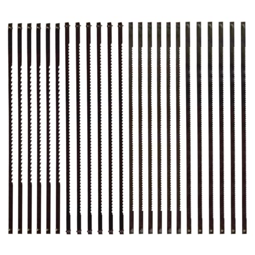 AEIOPRS 24 pcs Dekupiersägeblatt Feinschnitt Laubsägeblätter 10/15/18/24 Zähne passend für Dekupiersägen für Elektrowerkzeug Zubehör Holzbearbeitung für Holz AEIOPRS 24 pcs Dekupiersägeblatt Feinschnitt Laubsägeblätter 10/15/18/24 Zähne passend für Dekupiersägen für Elektrowerkzeug Zubehör Holzbearbeitung für Holz von AEIOPRS