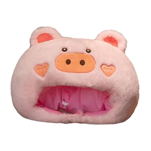 AEKLXVKU Weiche Plüsch Schweinehut Jungen Mädchen Kopfbedeckung für Karneval Halloween Geburtstagsfeier AEKLXVKU Weiche Plüsch Schweinehut Jungen Mädchen Kopfbedeckung für Karneval Halloween Geburtstagsfeier von AEKLXVKU