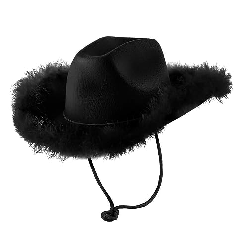 AEKLXVKU Western Cowboyhut Unisex Erwachsene Sonnenhut für Bühnenauftritte Straße Karneval AEKLXVKU Western Cowboyhut Unisex Erwachsene Sonnenhut für Bühnenauftritte Straße Karneval von AEKLXVKU