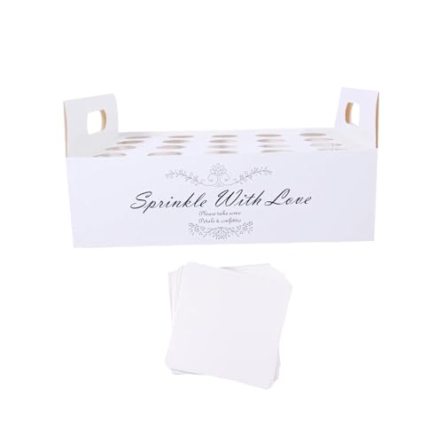 Konfettikegel und Standbox Papiertüten für Jubiläum Hochzeit Feier 20 Löcher Weiß Konfettikegel und Standbox Papiertüten für Jubiläum Hochzeit Feier 20 Löcher Weiß von AEKLXVKU
