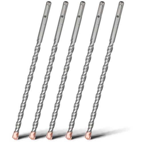 LANGER SDS-STEINBOHRER, HARTMETALLSPITZE, SDS-PLUS-SCHAFT, for WAND, STEIN, BETON, ZIEGEL(12mm x 260mm x 5) von AEPBTMQ