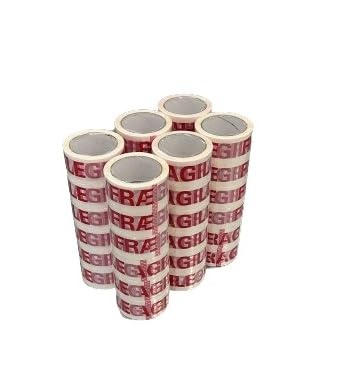 AERREAUTO Klebeband Verpackung 36 Rollen 50 mm x 66 m Fragile - Adhesive Tapes Kit von AERREAUTO
