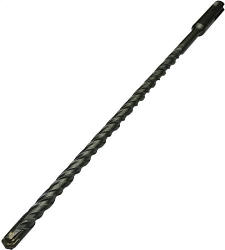 AERZETIX - C44997 - SDS PLUS Betonbohrer - Bohrer für Beton/Ziegel/Stein - für Bohrer - Ø6.5mm - 260mm - Zylinderschaft - in Stahl Metall - Silber Farbe von AERZETIX