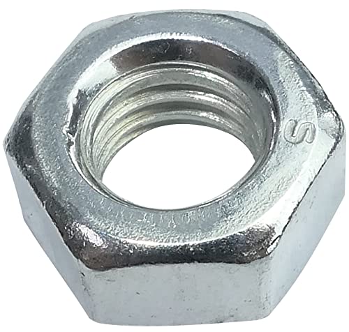 AERZETIX - C45712 - Satz von 100 Sechskantmuttern 6 seiten - metallteile spannen montage - aus verzinktem stahl 8.8 - gewinde M6 metrisch weiblich - heimwerker - DIN 934 - farbe silber AERZETIX - C45712 - Satz von 100 Sechskantmuttern 6 seiten - metallteile spannen montage - aus verzinktem stahl 8.8 - gewinde M6 metrisch weiblich - heimwerker - DIN 934 - farbe silber von AERZETIX