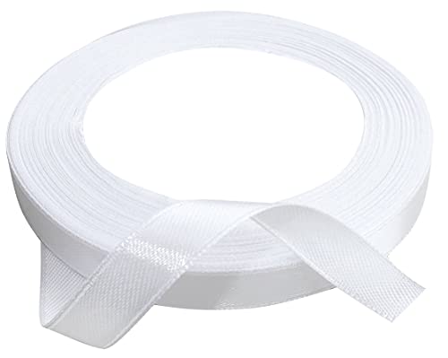 AERZETIX - C50185 - Satinband dekorativ glänzend fein - 10mm x 22 meter - weiß - kreative projekte nähkunst geschenkverpackung zur geburtstagsfeier AERZETIX - C50185 - Satinband dekorativ glänzend fein - 10mm x 22 meter - weiß - kreative projekte nähkunst geschenkverpackung zur geburtstagsfeier von AERZETIX