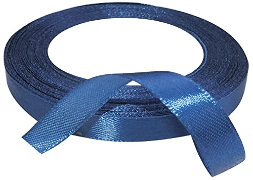AERZETIX - C50196 - Satinband dekorativ glänzend fein - 10mm x 22 meter - königsblau - kreative projekte nähkunst geschenkverpackung zur geburtstagsfeier von AERZETIX