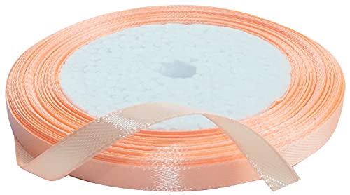 AERZETIX - C50440 - Satinband dekorativ glänzendes - 6mm x 22 meter - pfirsich - kreative projekte nähkunst geschenkverpackung zur geburtstagsfeier AERZETIX - C50440 - Satinband dekorativ glänzendes - 6mm x 22 meter - pfirsich - kreative projekte nähkunst geschenkverpackung zur geburtstagsfeier von AERZETIX