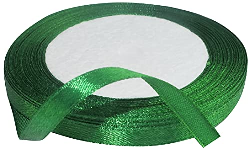 AERZETIX - C50482 - Satinband dekorativ glänzendes - 6mm x 22 meter - grünes gras - kreative projekte nähkunst geschenkverpackung zur geburtstagsfeier von AERZETIX