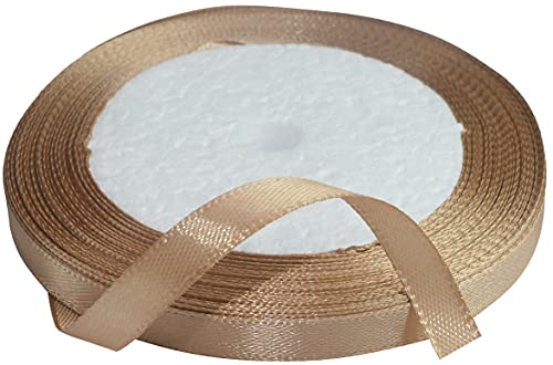 AERZETIX - C50492 - Satinband dekorativ glänzendes - 6mm x 22 meter - milchschokolade - kreative projekte nähkunst geschenkverpackung zur geburtstagsfeier AERZETIX - C50492 - Satinband dekorativ glänzendes - 6mm x 22 meter - milchschokolade - kreative projekte nähkunst geschenkverpackung zur geburtstagsfeier von AERZETIX