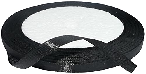AERZETIX - C50504 - Satinband dekorativ glänzendes - 6mm x 22 meter - schwarz - kreative projekte nähkunst geschenkverpackung zur geburtstagsfeier AERZETIX - C50504 - Satinband dekorativ glänzendes - 6mm x 22 meter - schwarz - kreative projekte nähkunst geschenkverpackung zur geburtstagsfeier von AERZETIX