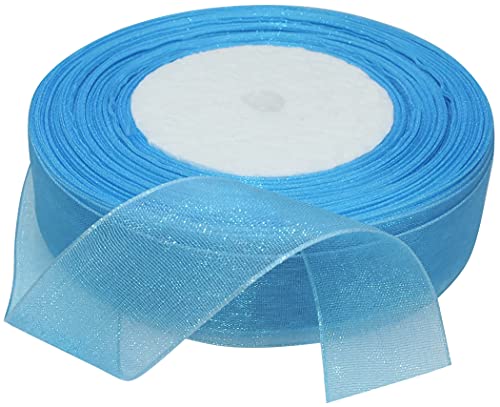 AERZETIX - C50788 - Organzaband glänzender dekorativer organza - 20mm x 45 meter - türkis - kreative projekte nähkunst geschenkverpackung zur geburtstagsfeier AERZETIX - C50788 - Organzaband glänzender dekorativer organza - 20mm x 45 meter - türkis - kreative projekte nähkunst geschenkverpackung zur geburtstagsfeier von AERZETIX