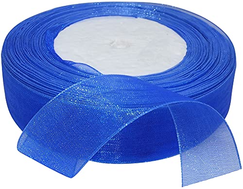 AERZETIX - C50789 - Organzaband glänzender dekorativer organza - 20mm x 45 meter - dunkelblau - kreative projekte nähkunst geschenkverpackung zur geburtstagsfeier AERZETIX - C50789 - Organzaband glänzender dekorativer organza - 20mm x 45 meter - dunkelblau - kreative projekte nähkunst geschenkverpackung zur geburtstagsfeier von AERZETIX