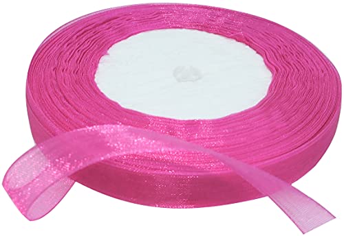 AERZETIX - C50820 - Organzaband glänzender dekorativer organza - 10mm x 45 meter - himbeerrosa - kreative projekte nähkunst geschenkverpackung zur geburtstagsfeier AERZETIX - C50820 - Organzaband glänzender dekorativer organza - 10mm x 45 meter - himbeerrosa - kreative projekte nähkunst geschenkverpackung zur geburtstagsfeier von AERZETIX