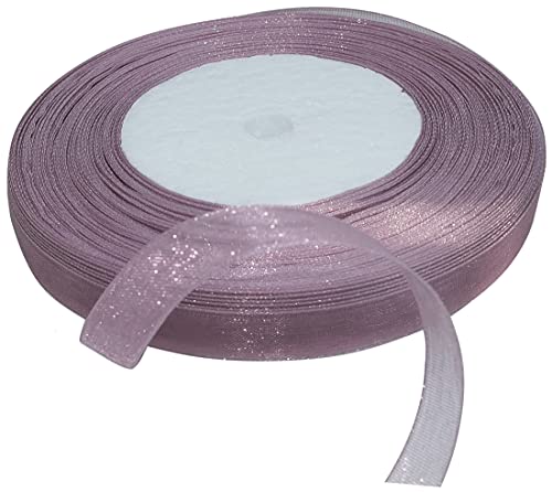 AERZETIX - C50837 - Organzaband glänzender dekorativer organza - 10mm x 45 meter - altrosa - kreative projekte nähkunst geschenkverpackung zur geburtstagsfeier AERZETIX - C50837 - Organzaband glänzender dekorativer organza - 10mm x 45 meter - altrosa - kreative projekte nähkunst geschenkverpackung zur geburtstagsfeier von AERZETIX