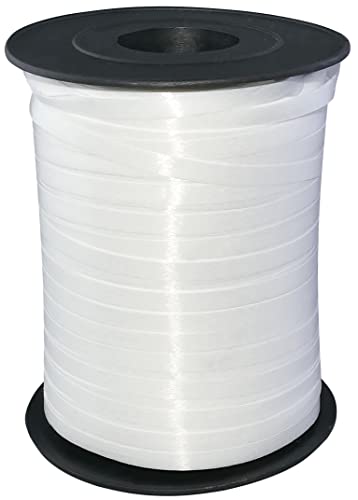 AERZETIX - C54022 - Spule/bandrolle/band/schnur - ballonband/geschenkband 0.5 cm x 450 m - für geschenkverpackung/dekoration/zeremonie/hochzeit/geburtstag/party - farbe weiß AERZETIX - C54022 - Spule/bandrolle/band/schnur - ballonband/geschenkband 0.5 cm x 450 m - für geschenkverpackung/dekoration/zeremonie/hochzeit/geburtstag/party - farbe weiß von AERZETIX