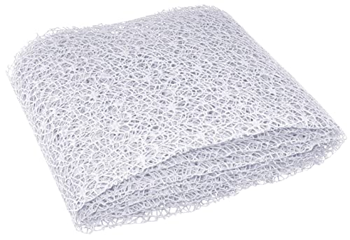 AERZETIX - C54552 - Rolle netz geschenkpapier gittergewebe - 50cmx4.2meter - weiß - dekoration verpackung von geschenken und blumen für geburtstagsfeier AERZETIX - C54552 - Rolle netz geschenkpapier gittergewebe - 50cmx4.2meter - weiß - dekoration verpackung von geschenken und blumen für geburtstagsfeier von AERZETIX