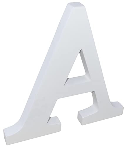 AERZETIX - C55209 - Buchstabe " A " des dekorativen alphabet 205x200x18 mm aus holz MDF - kreative freizeit wanddekoration zeremonie hochzeit geburtstag party - farbe weiß AERZETIX - C55209 - Buchstabe " A " des dekorativen alphabet 205x200x18 mm aus holz MDF - kreative freizeit wanddekoration zeremonie hochzeit geburtstag party - farbe weiß von AERZETIX