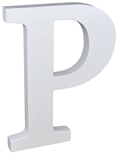 AERZETIX - C55225 - Buchstabe " P " des dekorativen alphabet 155x200x18.5 mm aus holz MDF - kreative freizeit wanddekoration zeremonie hochzeit geburtstag party - farbe weiß AERZETIX - C55225 - Buchstabe " P " des dekorativen alphabet 155x200x18.5 mm aus holz MDF - kreative freizeit wanddekoration zeremonie hochzeit geburtstag party - farbe weiß von AERZETIX