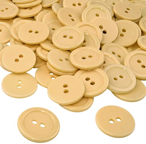 AERZETIX - C56431 - Satz von 50 Knöpfe zum nähen runden Ø20x2.2 mm mit 2 löchern 32L L32 - farbe dunkel creme - aus kunststoff - durchmesser der öffnung 2 mm - kurzwaren kleidung mode AERZETIX - C56431 - Satz von 50 Knöpfe zum nähen runden Ø20x2.2 mm mit 2 löchern 32L L32 - farbe dunkel creme - aus kunststoff - durchmesser der öffnung 2 mm - kurzwaren kleidung mode von AERZETIX