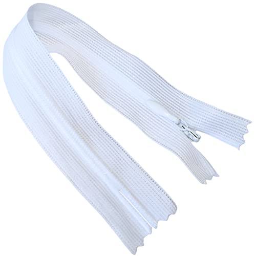 AERZETIX - C60357 - Satz mit 10 Reißverschlüssen unsichtbar 18cm Nicht trennbar - reißverschluß mit Gestell - Farbe weiß - Lederwaren Jeans Hosen Kleid Rock Schieber kleidungsstück nähen AERZETIX - C60357 - Satz mit 10 Reißverschlüssen unsichtbar 18cm Nicht trennbar - reißverschluß mit Gestell - Farbe weiß - Lederwaren Jeans Hosen Kleid Rock Schieber kleidungsstück nähen von AERZETIX