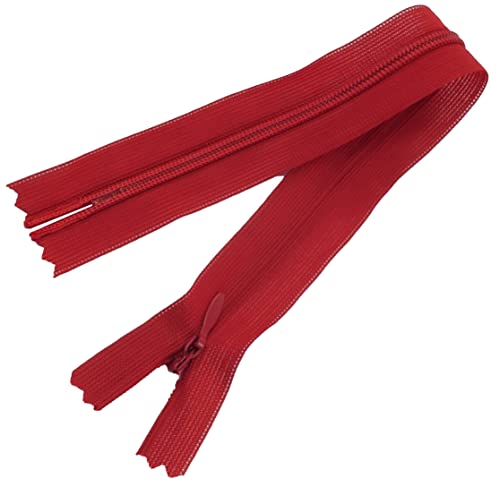 AERZETIX - C60829 - Satz mit 10 Reißverschlüssen unsichtbar 25cm nicht trennbar - reißverschluß mit gestell - farbe feuerrot - lederwaren jeans hosen kleid rock schieber kleidungsstück nähen AERZETIX - C60829 - Satz mit 10 Reißverschlüssen unsichtbar 25cm nicht trennbar - reißverschluß mit gestell - farbe feuerrot - lederwaren jeans hosen kleid rock schieber kleidungsstück nähen von AERZETIX