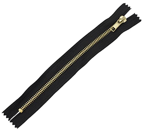AERZETIX - C61368-5er-Set nicht trennbare Reißverschlüsse 20 cm aus metall - Farbe Schwarz - reißverschluss mit schieber für lederwaren nähen rock kleid hose kurzwaren tasche weste AERZETIX - C61368-5er-Set nicht trennbare Reißverschlüsse 20 cm aus metall - Farbe Schwarz - reißverschluss mit schieber für lederwaren nähen rock kleid hose kurzwaren tasche weste von AERZETIX