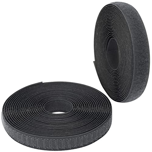 AERZETIX - C65882 - Klettband/-rolle 16 mm 5 meter - organizer/kabelbinder - band für kleidersäcke - aus polyamid und polyester - farbe: dunkelgrau AERZETIX - C65882 - Klettband/-rolle 16 mm 5 meter - organizer/kabelbinder - band für kleidersäcke - aus polyamid und polyester - farbe: dunkelgrau von AERZETIX
