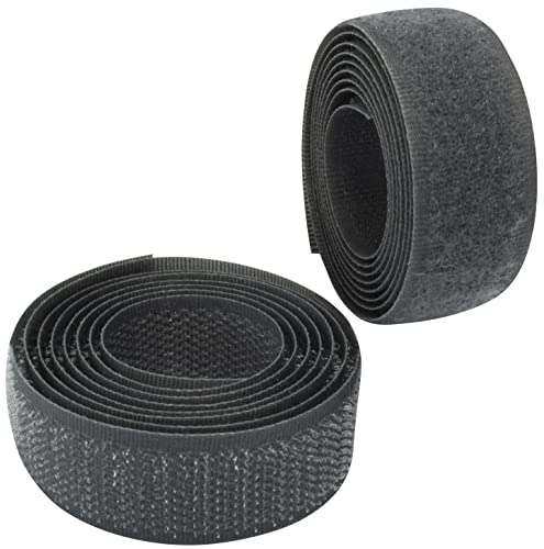 AERZETIX - C65889 - Klettband/-rolle 20 mm 1 meter - organizer/kabelbinder - band für kleidersäcke - aus polyamid und polyester - farbe: dunkelgrau AERZETIX - C65889 - Klettband/-rolle 20 mm 1 meter - organizer/kabelbinder - band für kleidersäcke - aus polyamid und polyester - farbe: dunkelgrau von AERZETIX