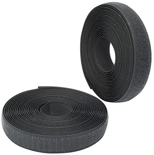 AERZETIX - C65889 - Klettband/-rolle 20 mm 5 meter - organizer/kabelbinder - band für kleidersäcke - aus polyamid und polyester - farbe: dunkelgrau AERZETIX - C65889 - Klettband/-rolle 20 mm 5 meter - organizer/kabelbinder - band für kleidersäcke - aus polyamid und polyester - farbe: dunkelgrau von AERZETIX