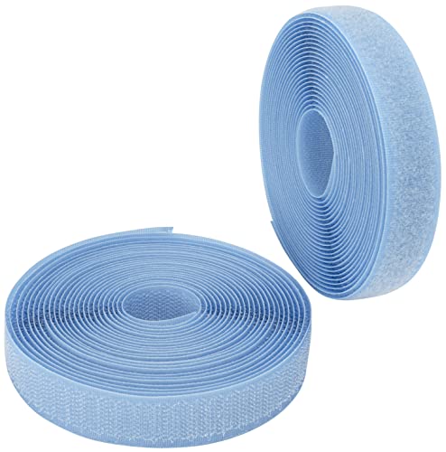 AERZETIX - C65894 - Klettband/-rolle 20 mm 5 meter - organizer/kabelbinder - band für kleidersäcke - aus polyamid und polyester - farbe: hellblau AERZETIX - C65894 - Klettband/-rolle 20 mm 5 meter - organizer/kabelbinder - band für kleidersäcke - aus polyamid und polyester - farbe: hellblau von AERZETIX