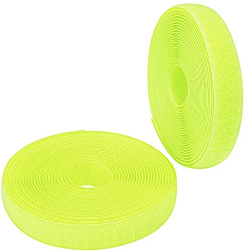 AERZETIX - C65899 - Klettband/-rolle 20 mm 5 meter - organizer/kabelbinder - band für kleidersäcke - aus polyamid und polyester - farbe: neongelb AERZETIX - C65899 - Klettband/-rolle 20 mm 5 meter - organizer/kabelbinder - band für kleidersäcke - aus polyamid und polyester - farbe: neongelb von AERZETIX