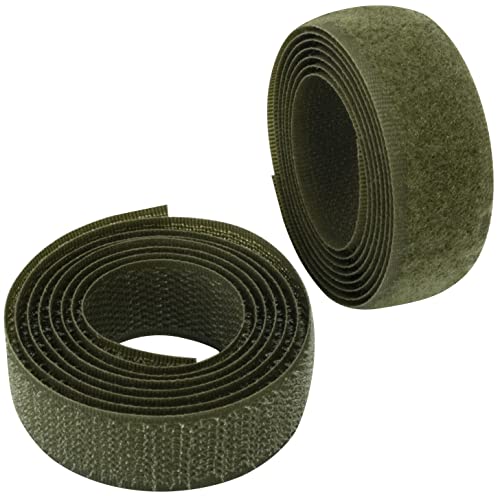 AERZETIX - C65904 - Klettband/-rolle 20 mm 1 meter - organizer/kabelbinder - band für kleidersäcke - aus polyamid und polyester - farbe: zederngrün AERZETIX - C65904 - Klettband/-rolle 20 mm 1 meter - organizer/kabelbinder - band für kleidersäcke - aus polyamid und polyester - farbe: zederngrün von AERZETIX