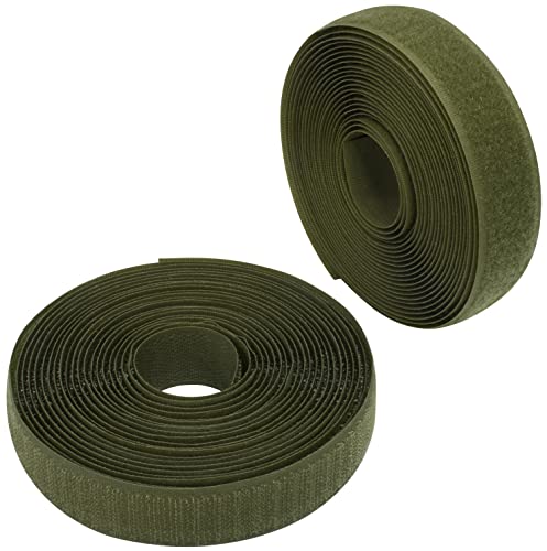 AERZETIX - C65942 - Klettband/-rolle 25 mm 5 meter - organizer/kabelbinder - band für kleidersäcke - aus polyamid und polyester - farbe: zederngrün AERZETIX - C65942 - Klettband/-rolle 25 mm 5 meter - organizer/kabelbinder - band für kleidersäcke - aus polyamid und polyester - farbe: zederngrün von AERZETIX