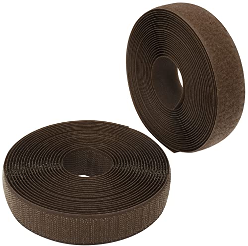 AERZETIX - C65955 - Klettband/-rolle 25 mm 5 meter - organizer/kabelbinder - band für kleidersäcke - aus polyamid und polyester - farbe: kakao AERZETIX - C65955 - Klettband/-rolle 25 mm 5 meter - organizer/kabelbinder - band für kleidersäcke - aus polyamid und polyester - farbe: kakao von AERZETIX