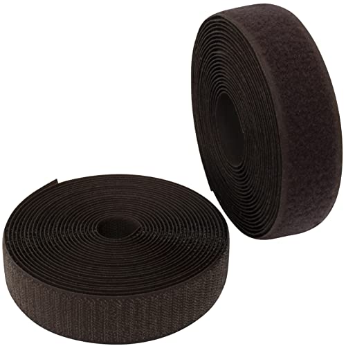 AERZETIX - C65968 - Klettband/-rolle 30 mm 5 meter - organizer/kabelbinder - band für kleidersäcke - aus polyamid und polyester - farbe: dunkelbraun AERZETIX - C65968 - Klettband/-rolle 30 mm 5 meter - organizer/kabelbinder - band für kleidersäcke - aus polyamid und polyester - farbe: dunkelbraun von AERZETIX