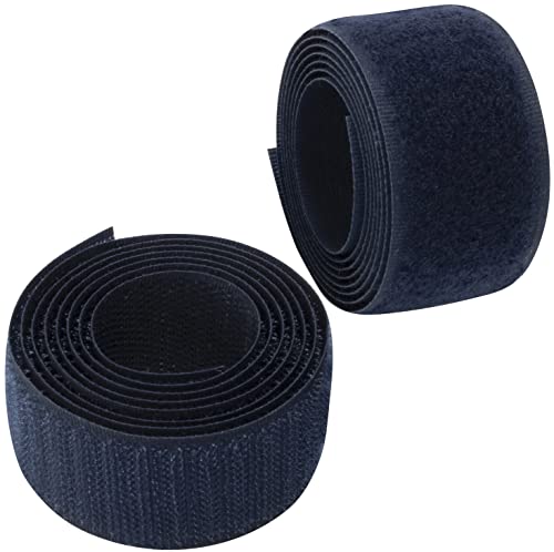 AERZETIX - C65969 - Klettband/-rolle 30 mm 1 meter - organizer/kabelbinder - band für kleidersäcke - aus polyamid und polyester - farbe: dunkelblau AERZETIX - C65969 - Klettband/-rolle 30 mm 1 meter - organizer/kabelbinder - band für kleidersäcke - aus polyamid und polyester - farbe: dunkelblau von AERZETIX