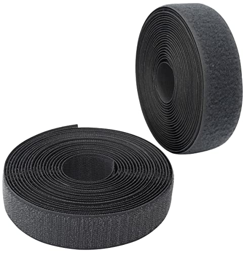 AERZETIX - C65971 - Klettband/-rolle 30 mm 5 meter - organizer/kabelbinder - band für kleidersäcke - aus polyamid und polyester - farbe: dunkelgrau AERZETIX - C65971 - Klettband/-rolle 30 mm 5 meter - organizer/kabelbinder - band für kleidersäcke - aus polyamid und polyester - farbe: dunkelgrau von AERZETIX