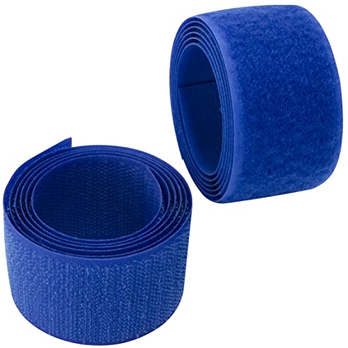 AERZETIX - C65980 - Klettband/-rolle 40 mm 1 meter - organizer/kabelbinder - band für kleidersäcke - aus polyamid und polyester - farbe: royalblau AERZETIX - C65980 - Klettband/-rolle 40 mm 1 meter - organizer/kabelbinder - band für kleidersäcke - aus polyamid und polyester - farbe: royalblau von AERZETIX