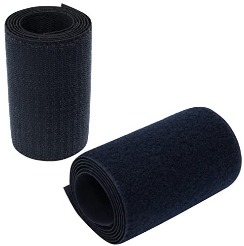 AERZETIX - C66017 - Klettband/-rolle 100 mm 1 meter - organizer/kabelbinder - band für kleidersäcke - aus polyamid und polyester - farbe: dunkelblau AERZETIX - C66017 - Klettband/-rolle 100 mm 1 meter - organizer/kabelbinder - band für kleidersäcke - aus polyamid und polyester - farbe: dunkelblau von AERZETIX