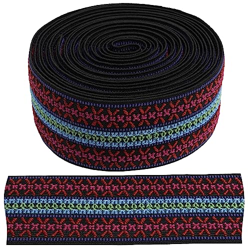 AERZETIX - C67314 - Elastische Band - dekorativ - gestrickt - flach 4.5 m - breite 50 mm - Farbe Mehrfarbig - konfektion kurzwaren, nähen von Unterhosen, sportbekleidung, stoffgürtel, Hosen, röcke AERZETIX - C67314 - Elastische Band - dekorativ - gestrickt - flach 4.5 m - breite 50 mm - Farbe Mehrfarbig - konfektion kurzwaren, nähen von Unterhosen, sportbekleidung, stoffgürtel, Hosen, röcke von AERZETIX