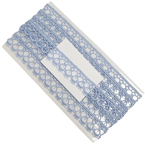 AERZETIX - C67753 - Spitzenband 2 meter x 18 mm - farbe hellblau - spitzenbesatz band bekleidung kleidung kurzwaren kreative dekoband dekoration nähen zierband - aus baumwolle AERZETIX - C67753 - Spitzenband 2 meter x 18 mm - farbe hellblau - spitzenbesatz band bekleidung kleidung kurzwaren kreative dekoband dekoration nähen zierband - aus baumwolle von AERZETIX