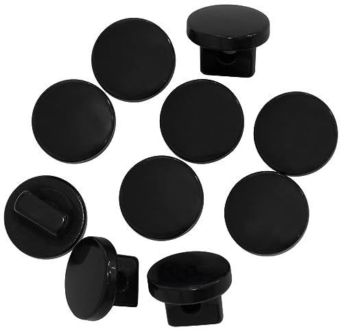 AERZETIX - C67957 - Set mit 10 Nähknöpfen mit schaft Ø9x6,5 mm 14L L14 - schwarze farbe - Öffnung 2 mm - aus kunststoff - kurzwaren kleidung nähen konfekt stoff nadel AERZETIX - C67957 - Set mit 10 Nähknöpfen mit schaft Ø9x6,5 mm 14L L14 - schwarze farbe - Öffnung 2 mm - aus kunststoff - kurzwaren kleidung nähen konfekt stoff nadel von AERZETIX