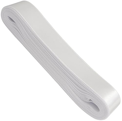 AERZETIX - C68187 - Satinband 10 meter x 30 mm - farbe weiß - aus polyester von AERZETIX