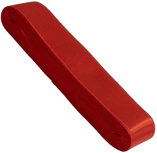 AERZETIX - C68191 - Satinband 10 meter x 30 mm - farbe rot - aus polyester von AERZETIX