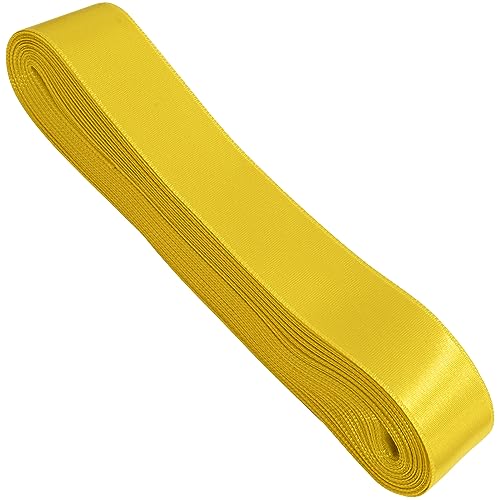 AERZETIX - C68194 - Satinband 10 meter x 30 mm - farbe gelb - aus polyester von AERZETIX