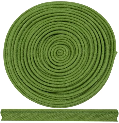 AERZETIX - C72026 - Paspel Schrägband Zierband 4,5 meter x 10 mm - aus 50% polyester und 50% baumwolle - farbe grün - passepartout borten kleidung kissen quilt paspeln zum nähen von AERZETIX